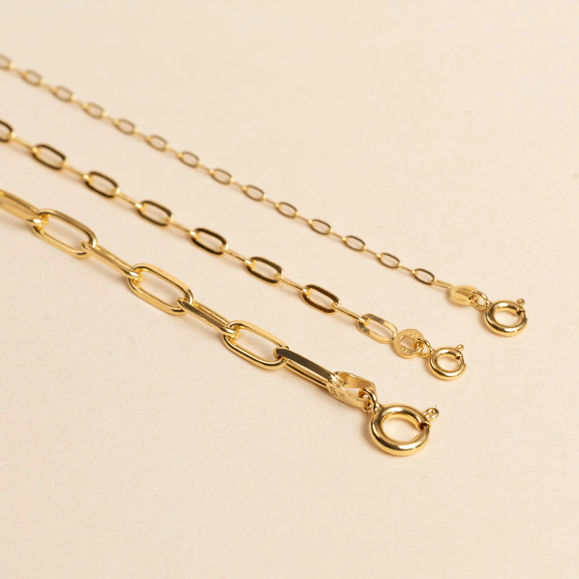 ALMA LARGE LINK GOLDEN BRACELET - Image 7